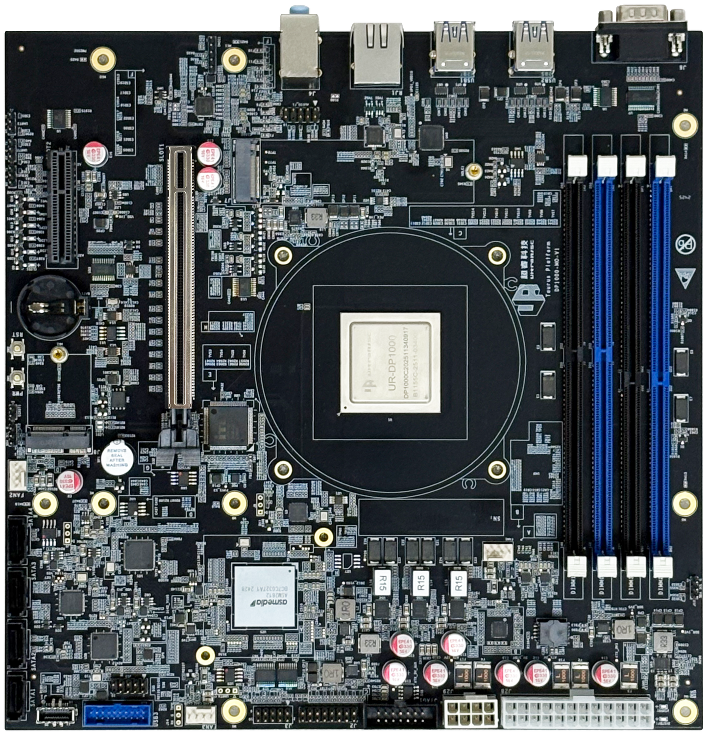 UltraRISC DP1000 MATX RISC-V Workstation Mainboard